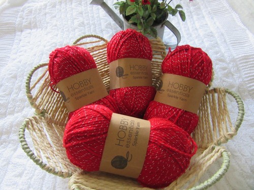 Hobby essentials red sparkle - essentials,