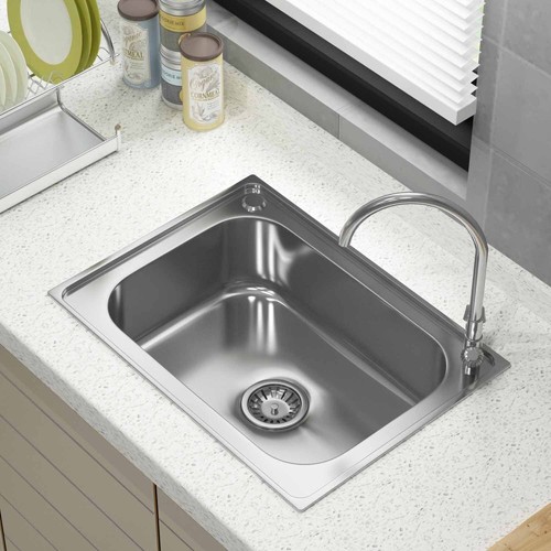 Stainless steel kitchen sink - stainless,