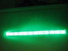 15 Green LED Flexi 12" DRL Light Strip 4x4 Car Caravan Boat Bike VW Day Van Vito