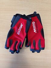 MUSTO, Essential pro-sailing fingerless gloves, XS, Red