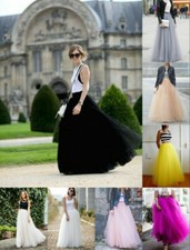5 Layer Tulle Long Skirt Tutu