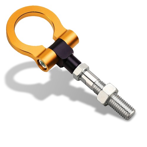 Gold folding ring bumper tow - gold,