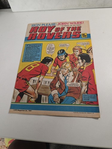 Roy the rovers comic - roy,