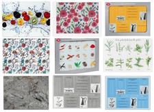 Glass cutting board artistic - board,