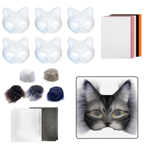 New cat mask kit cosplay - new, 6x