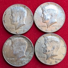 Kennedy silver half dollar - silver,