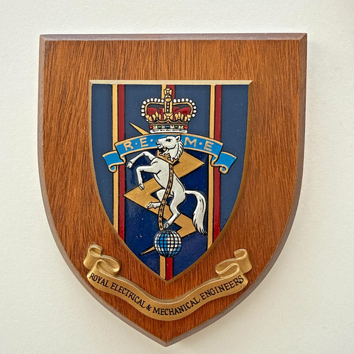 Military shield wall plaque - military,