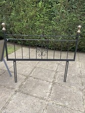 wrought iron headboard