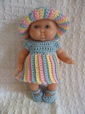 Hand crochet set for a 5"