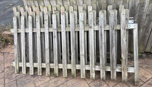 185cm picket fence panels - x,