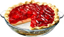 Glass Pie Dish 8.5in, Glass