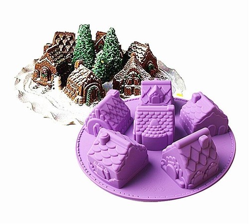 Cottages mould silicone - cottages,
