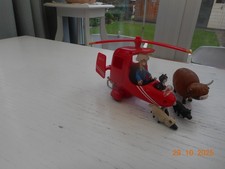 Postman Pat's  Helicopter Pat 3 with Postman Pat & Jess the Cat. Daisy and Sheep