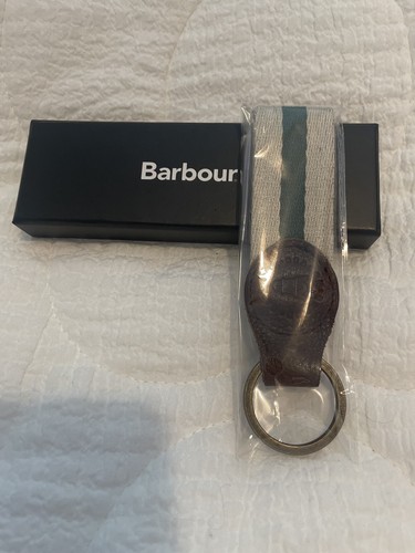 Barbour beacon brand key ring - key,