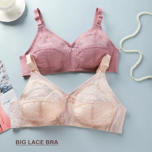 Women big lace bra - women's,