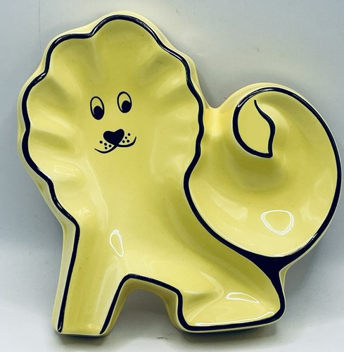 Rare wade yellow lion - rare, ashtray