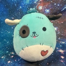 Squishmallows Halloween Dookdook the Patchwork Dog 7.5" Plush Soft Toy 