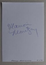 Marion Montgomery "Parkinson" "Morecambe & Wise" Jazz Signed Page AFTAL #216 COA