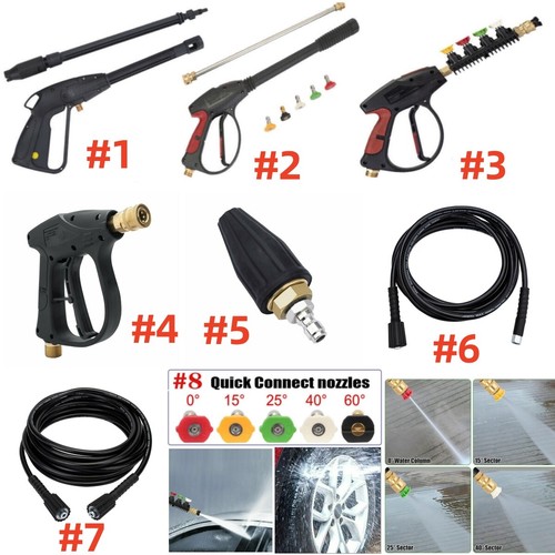 High pressure water washer gun - pressure,