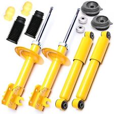 4 TA Technix Sport Shock Absorbers Front Rear + Strut Bearings Dust Caps Fiat Punto 1