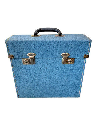 Vintage vinyl record storage - vintage,