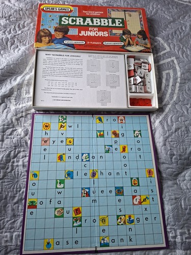 Vintage scrabble for juniors - vintage,