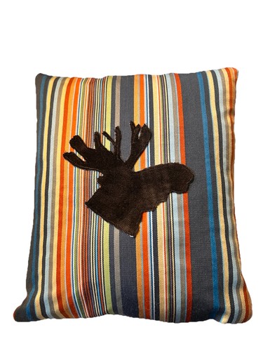 Moose cabin pillow - pillow, smith