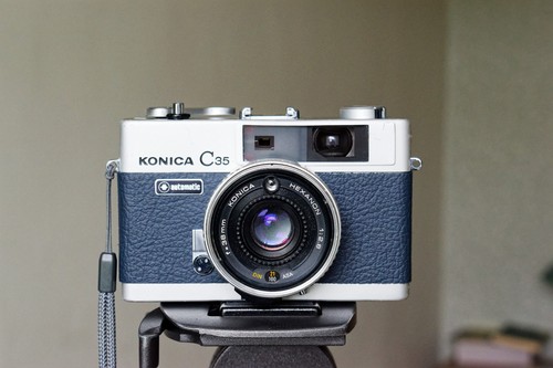 Konica c35 rangefinder camera - c35,