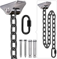 BeneLabel Swing Hanger, Heavy Duty Hammock Ceiling Hook Swivel Egg Chair Hangin