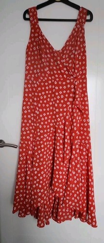 Bnwt papaya red - red, daisy
