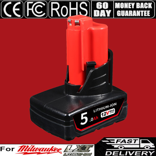 Battery fit for - for, milwaukee