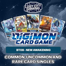 Digimon - BT08 New Awakening - Common, Uncommon, Rare