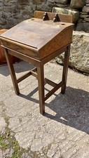 Antique Old School Writing Desk Lovely Example