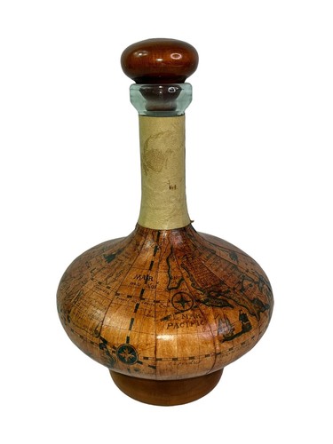 Leather wrapped decanter - leather,