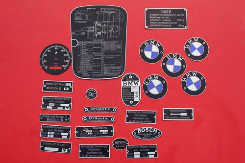 Bmw r71 set aluminum - r71,