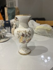 24k gold Special ceramic peacock design vase Handmade in Greece