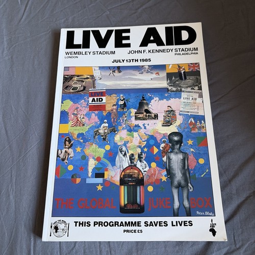 Live aid concert programme - live,
