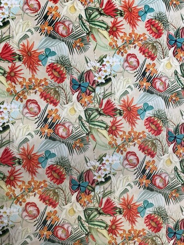 Tropical floral upholstery - floral,