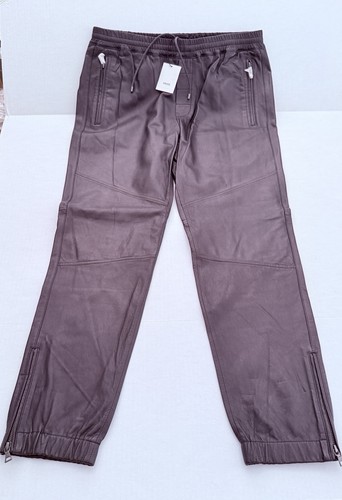 Vince men leather jogger - men’s,