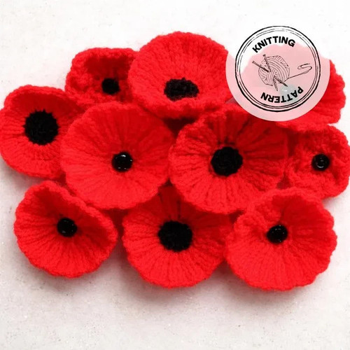 Knit poppy pattern - knit,