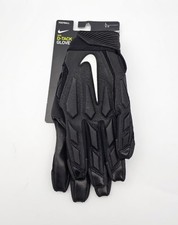 Nike YOUTH SMALL  D-Tack 6.0 Lineman Black Gloves
