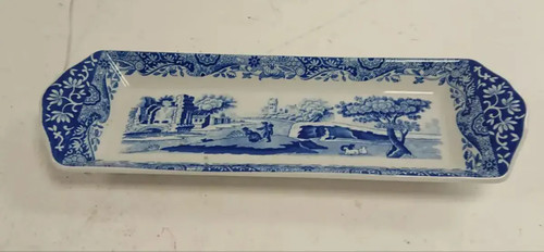 Spode blue italian rectangular - blue,