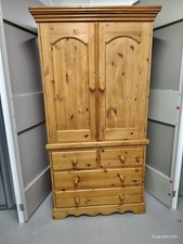Pine Gents Wardrobe Bespoke built 1998 - or suitable for a Nursery wardrobe?