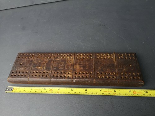 Vintage cribbage board - vintage,