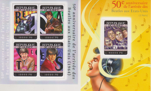 Beatles guinea mnh 5914 - beatles,