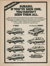 1981 Subaru GL Sedan Hatchback