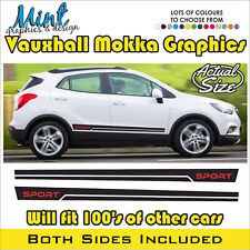 VAUXHALL MOKKA SUV Crossland Sport Stripes Decals Stickers Graphics NO P&P 007