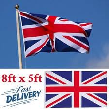Great Britain Large Union Jack Flag 8FT X 5FT Festival Party Supplies GB UK