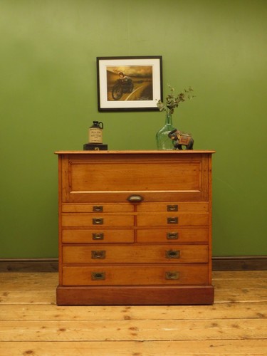 Antique architects plan chest - antique,