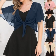 Womens Chiffon Shrug Bolero